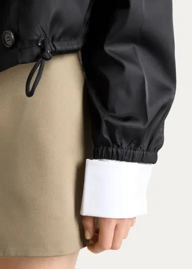 Prada Logo Drawstring-Hem Jacket | Thumbnail 5 Prada Logo Drawstring-Hem Jacket | Thumbnail 5