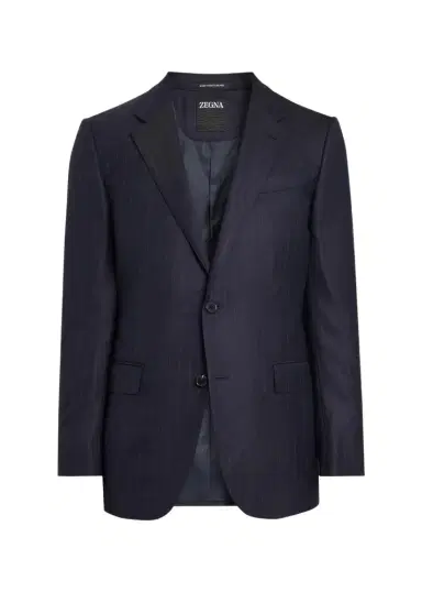 Zegna Men's Wool Fine Stripe Single-Breasted Sport Coat | Thumbnail 1