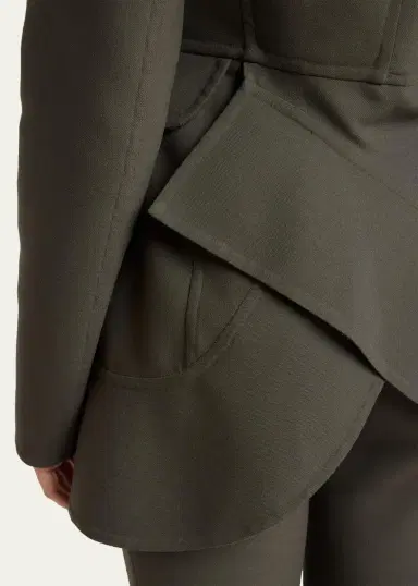 Proenza Schouler Maera Jacket In Bi-Stretch Double Wool | Thumbnail 5