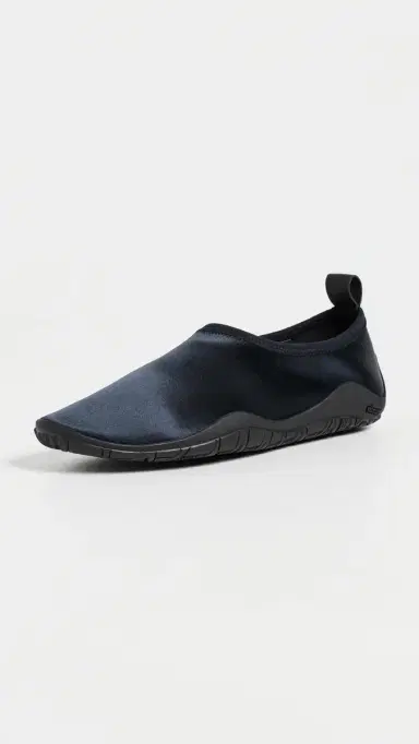 Jil Sander Elbe Satin Slip On Flats Ink | Thumbnail 2 Jil Sander Elbe Satin Slip On Flats Ink | Thumbnail 2