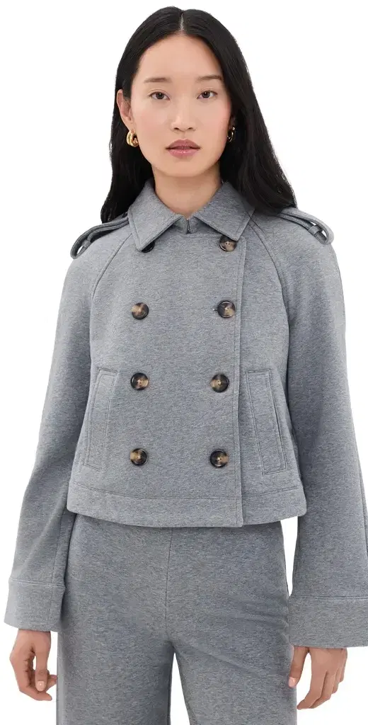 Veronica Beard Jean Cropped Conneley Trench Coat