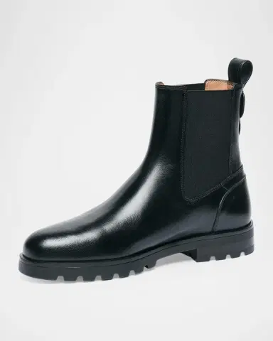 Santoni Leather Chelsea Boots | Thumbnail 4 Santoni Leather Chelsea Boots | Thumbnail 4