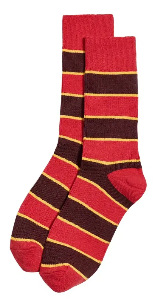 The Great. The Collegiate Socks Hot Red One Size