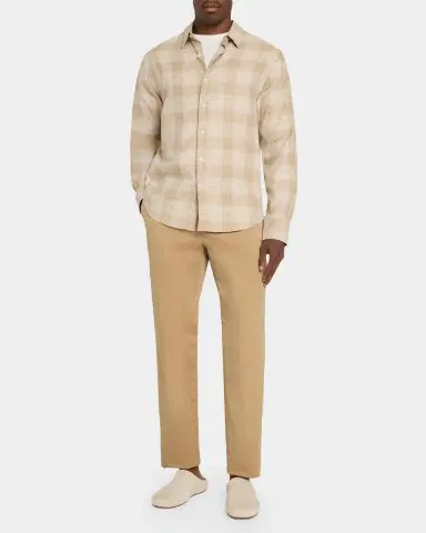 Vince Men's Ballow Cotton Plaid Button-Down Shirt | Thumbnail 2