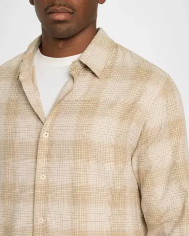 Vince Men's Ballow Cotton Plaid Button-Down Shirt | Thumbnail 5
