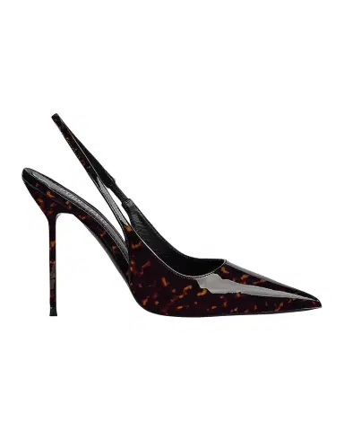 Paris Texas 105mm Lidia Cork Slingback Pumps | Thumbnail 1