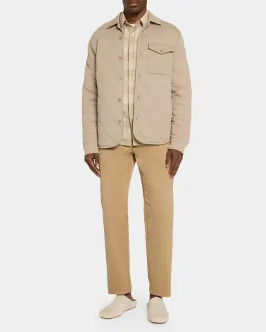 Vince Men's Cotton Quilted Shirt Jacket | Thumbnail 2