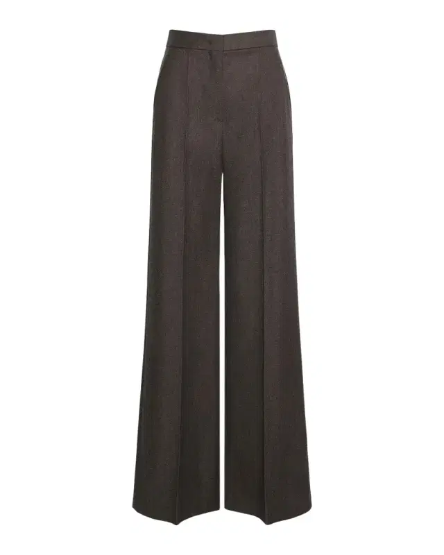 Max Mara Wool Twill Wide-Leg Trousers