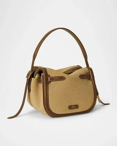 Polo Ralph Lauren Polo ID Suede & Leather Mini Satchel Bag | Thumbnail 3