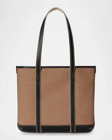 Polo Ralph Lauren Cotton Canvas Small Shopper Tote Bag | Thumbnail 2