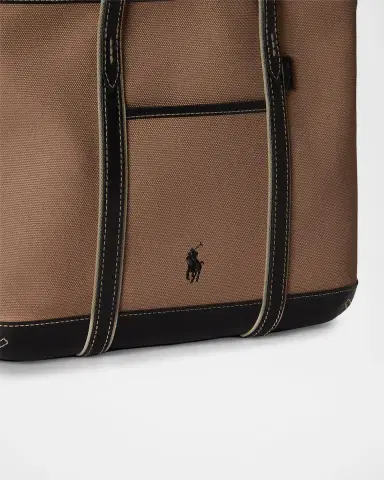 Polo Ralph Lauren Cotton Canvas Small Shopper Tote Bag | Thumbnail 4