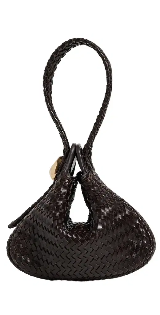 Madewell The Sculpted Metal Wristlet Bag
