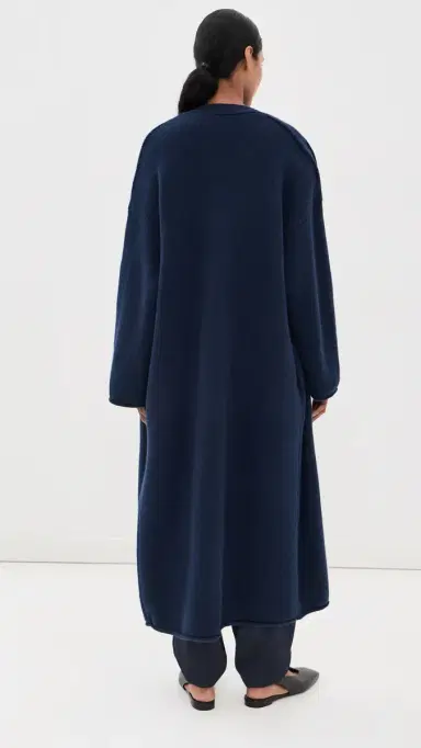 Sablyn Toma Slouchy Duster Cashmere Cardigan Midnight Navy | Thumbnail 3