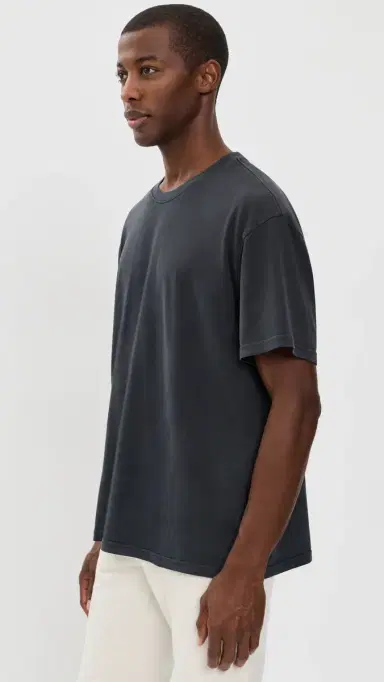 Marine Layer Relaxed Cloud 9 ueded Jersey Tee Black | Thumbnail 4