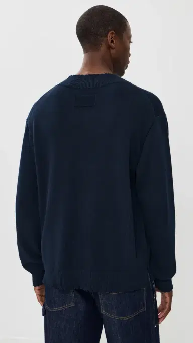 Helmut Lang Distressed V Neck Sweater | Thumbnail 3