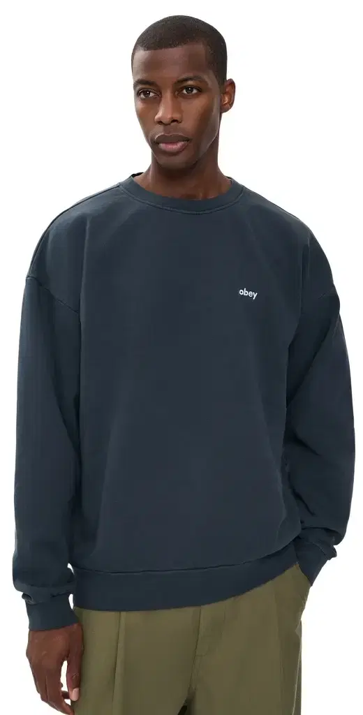 Obey Lowercase Pigment Crew Sweatshirt