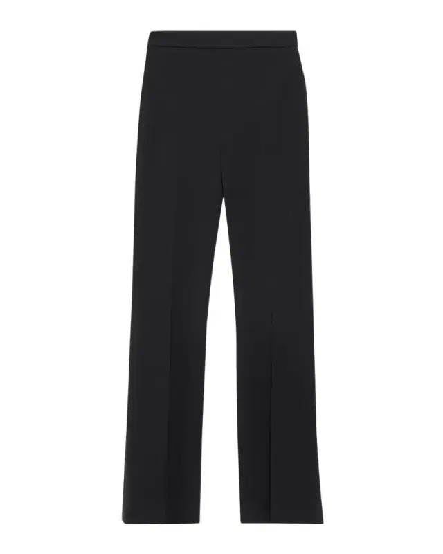 Veronica Beard Gracie Zip-Back Bootcut Pants