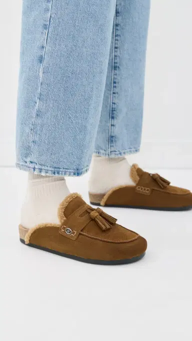 Sam Edelman Astrid Cozy 2 Mules Warm Nutmeg | Thumbnail 3