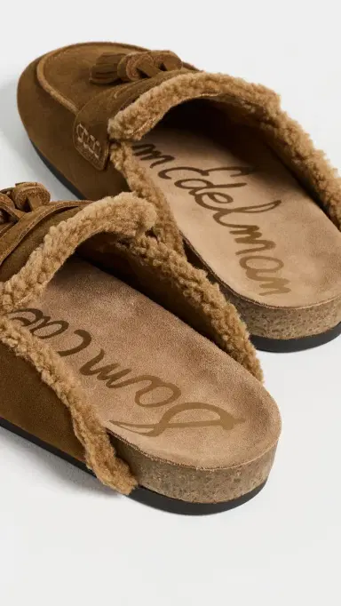 Sam Edelman Astrid Cozy 2 Mules Warm Nutmeg | Thumbnail 4