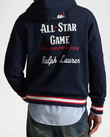 Polo Ralph Lauren MLB All-Star Game Vintage Fleece Hoodie | Thumbnail 3