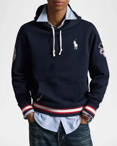 Polo Ralph Lauren MLB All-Star Game Vintage Fleece Hoodie | Thumbnail 4