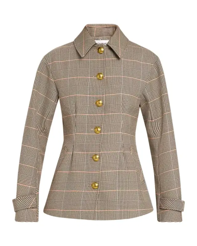 Veronica Beard Severine Plaid Jacket