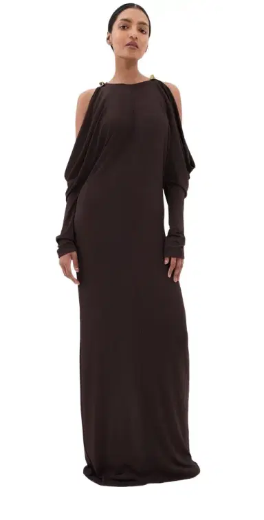 Silvia Tcherassi Kilian Dress Brown M | Thumbnail 1