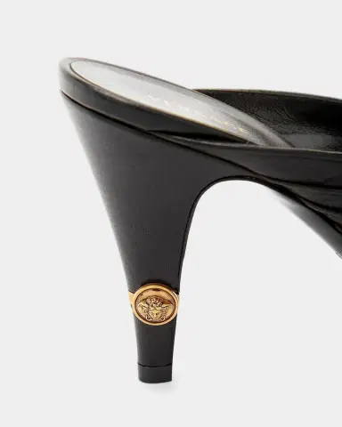 Versace Jeans Couture Medusa 90MM Leather Mules | Thumbnail 3