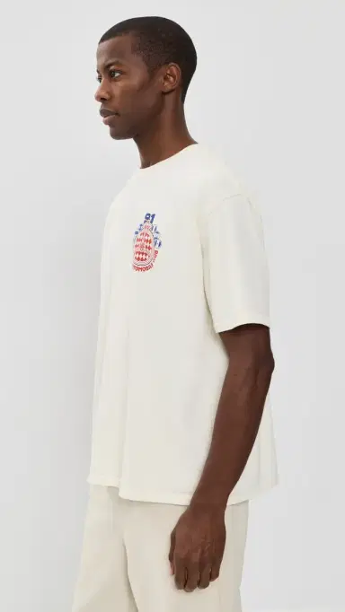 Rhude Automobile Club Tee Vintage White / Red / Blue | Thumbnail 4