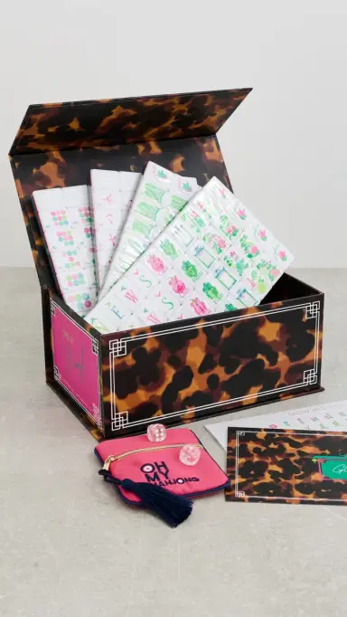 Oh My Mahjong Glow Tiles Glow Wild Brown One Size | Thumbnail 2