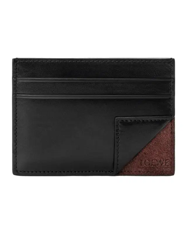 Loewe Men's Switch Plain Leather Card Case