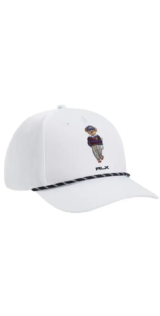 RLX Ralph Lauren Seasonal Bear Cap White One Size