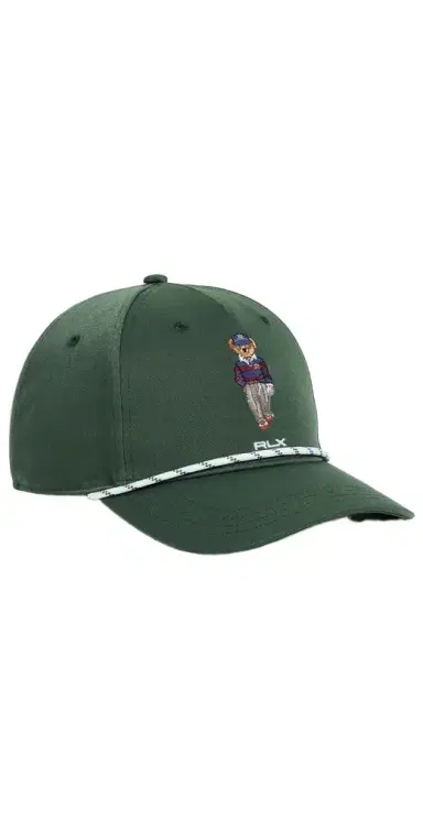 RLX Ralph Lauren Seasonal Bear Cap Spartan Green One Size | Thumbnail 1