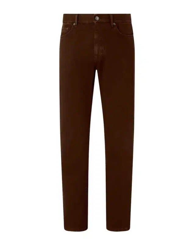 Zegna Men's City Straight Fit Five-Pocket Pants
