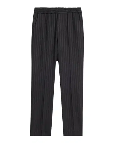 Versace Men's Greca Jacquard Wool Trousers | Thumbnail 1