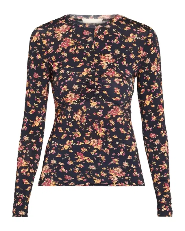 Ulla Johnson Neri Long-Sleeve Jersey Top