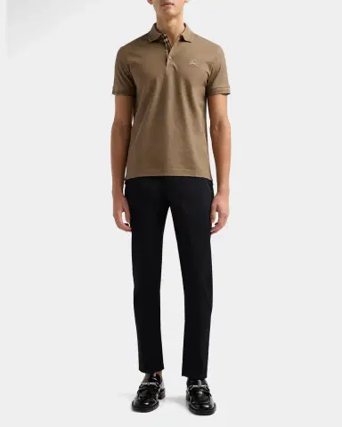 Burberry Eddie EKD Cotton Polo Shirt | Thumbnail 2