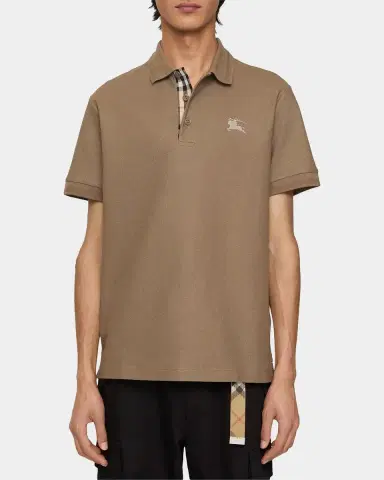 Burberry Eddie EKD Cotton Polo Shirt | Thumbnail 4