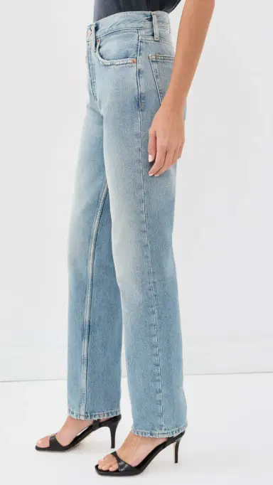 RE/DONE Stove Pipe Jeans Worn Blue | Thumbnail 4