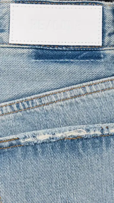 RE/DONE Stove Pipe Jeans Worn Blue | Thumbnail 6