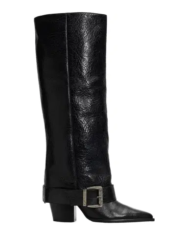 Schutz Parker Up 85MM Leather Boots | Thumbnail 1 Schutz Parker Up 85MM Leather Boots | Thumbnail 1