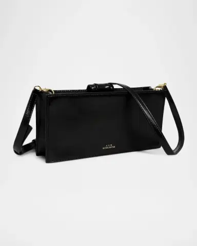 ALEXIS BITTAR Buckle Leather Clutch Bag | Thumbnail 7