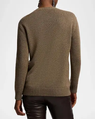 Ralph Lauren Collection Polo Bear Cashmere Crewneck Sweater | Thumbnail 3