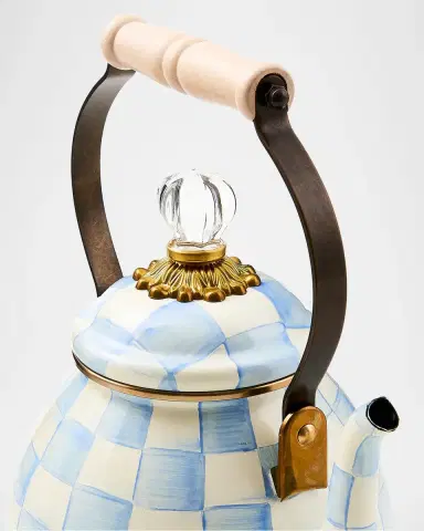 MacKenzie-Childs Check Enamel Teapot | Thumbnail 2
