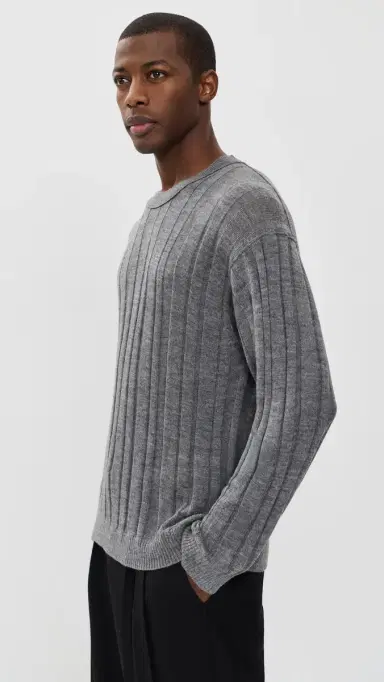 Helmut Lang Rib Crew Sweater | Thumbnail 4 Helmut Lang Rib Crew Sweater | Thumbnail 4