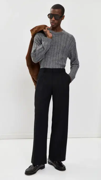 Helmut Lang Rib Crew Sweater | Thumbnail 5 Helmut Lang Rib Crew Sweater | Thumbnail 5