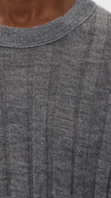 Helmut Lang Rib Crew Sweater | Thumbnail 6 Helmut Lang Rib Crew Sweater | Thumbnail 6