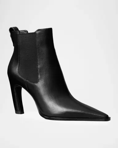 Tory Burch 85mm Romy Leather Chelsea Booties | Thumbnail 2