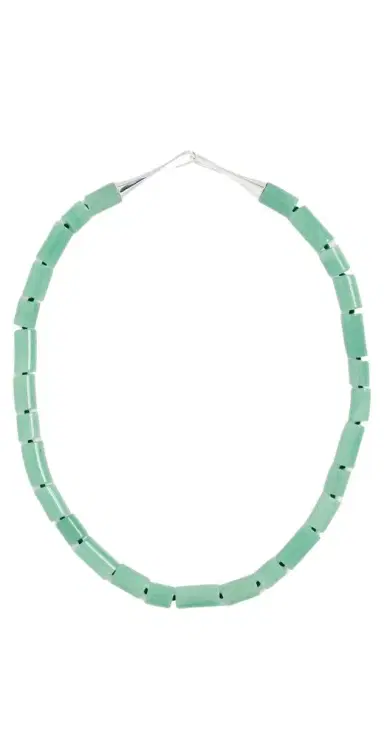 LIÉ STUDIO The Sadie Necklace Green Aventurine One Size | Thumbnail 1