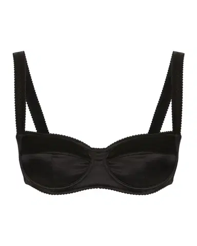 Dolce & Gabbana Semi-Padded Satin Balconette Bra | Thumbnail 3